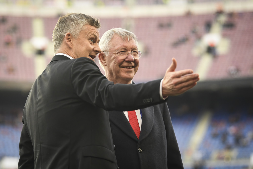 Solskjaer and Ferguson