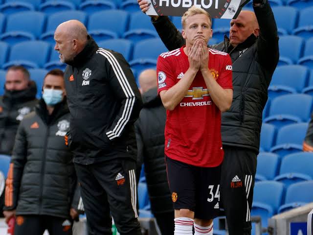 Van de Beek at Manchester United