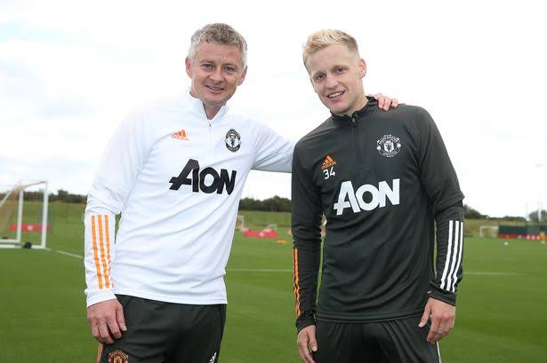 Van de Beek and Solskjaer