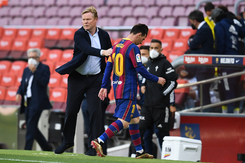 Koeman Messi Barcelona